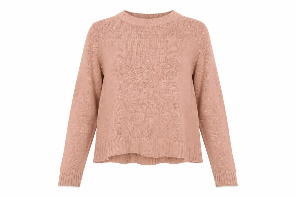 Womens UK Size M Divided Pink Pullover Jumper