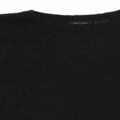 Womens UK Size S New Look Black Pullover Jumper