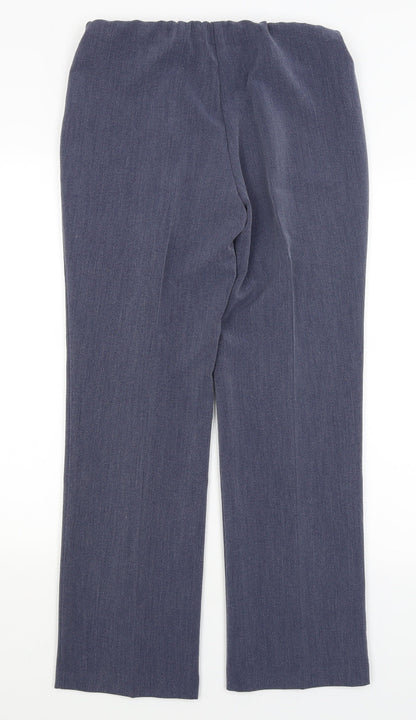 Classic Womens Blue   Dress Pants Trousers Size 10 L28 in