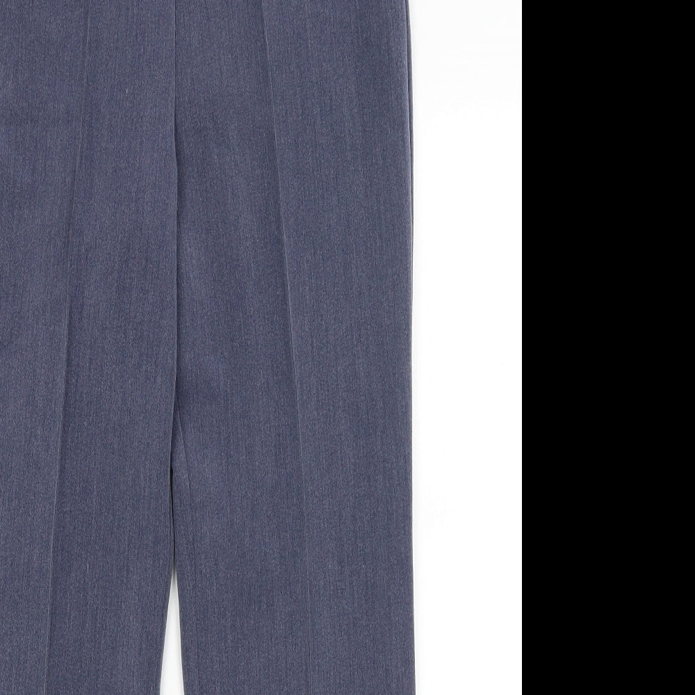 Classic Womens Blue   Dress Pants Trousers Size 10 L28 in