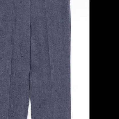Classic Womens Blue   Dress Pants Trousers Size 10 L28 in