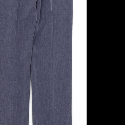 Classic Womens Blue   Dress Pants Trousers Size 10 L28 in