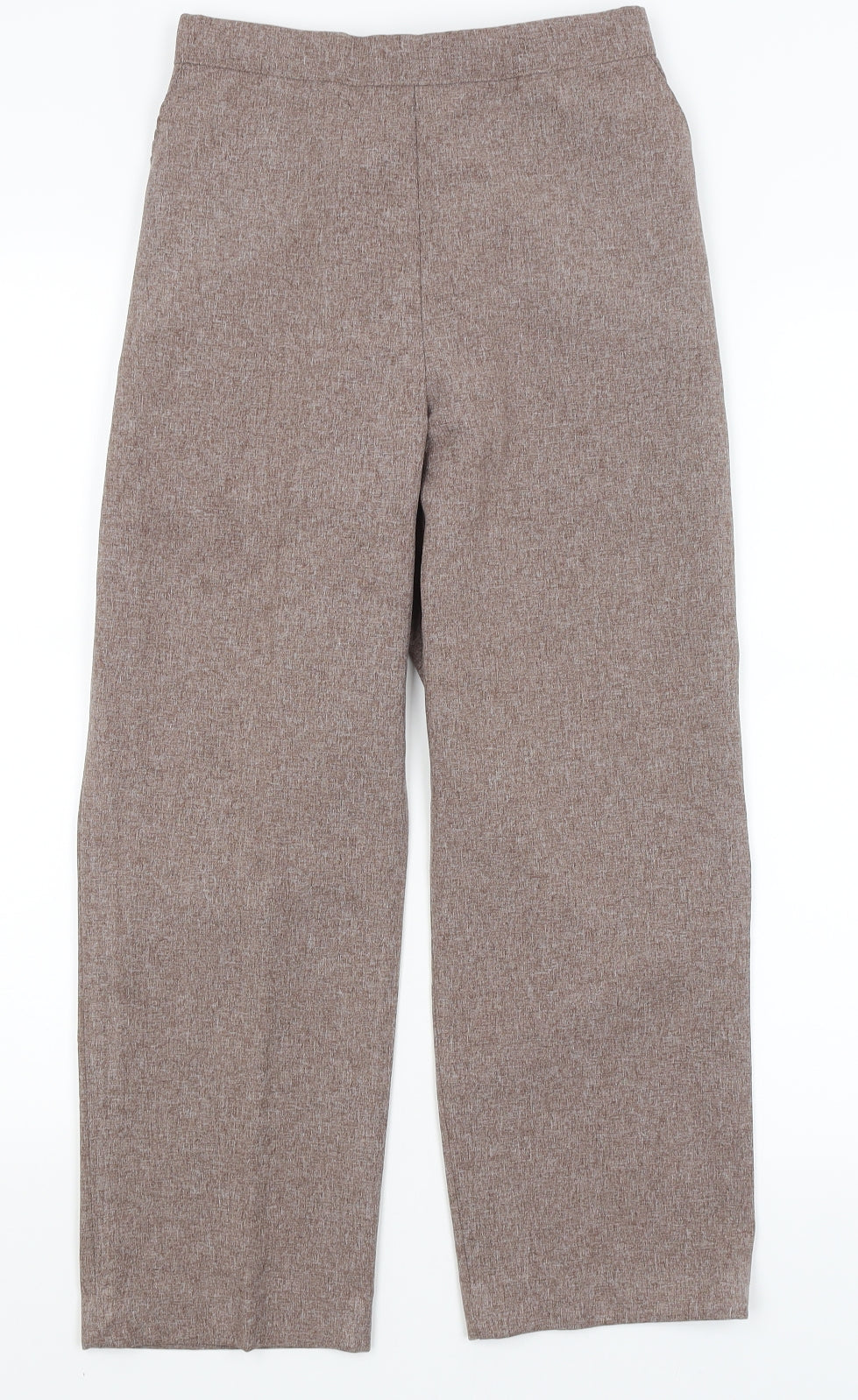 Womens UK Size 10 Emma Regular Fit Dress Pants Brown Trousers