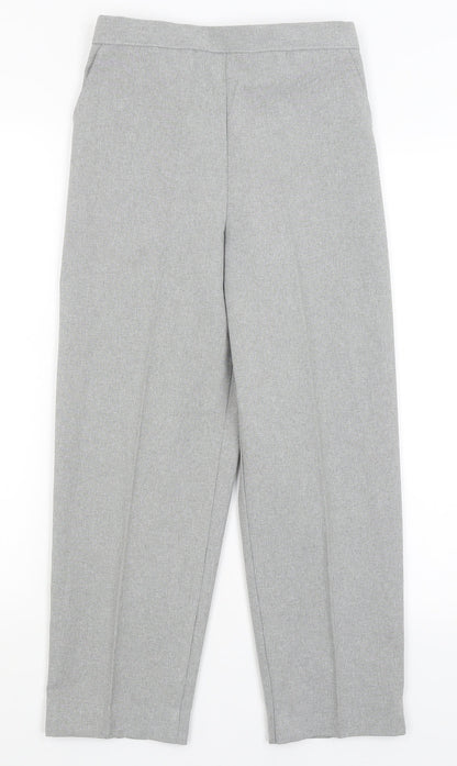 Womens UK Size 20 Emma Regular Fit Dress Pants Grey Trousers