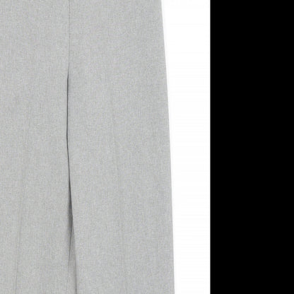 Womens UK Size 20 Emma Regular Fit Dress Pants Grey Trousers