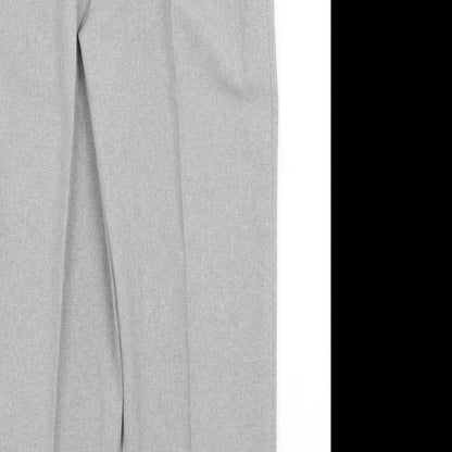 Womens UK Size 20 Emma Regular Fit Dress Pants Grey Trousers