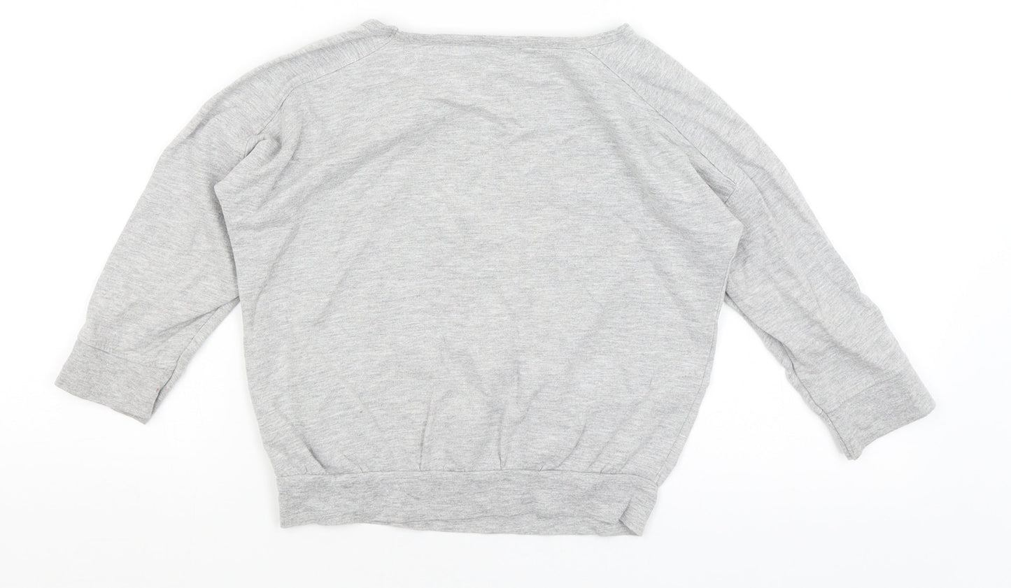 Girl to Girl Girls Grey   Pullover Sweatshirt Size 5-6 Years