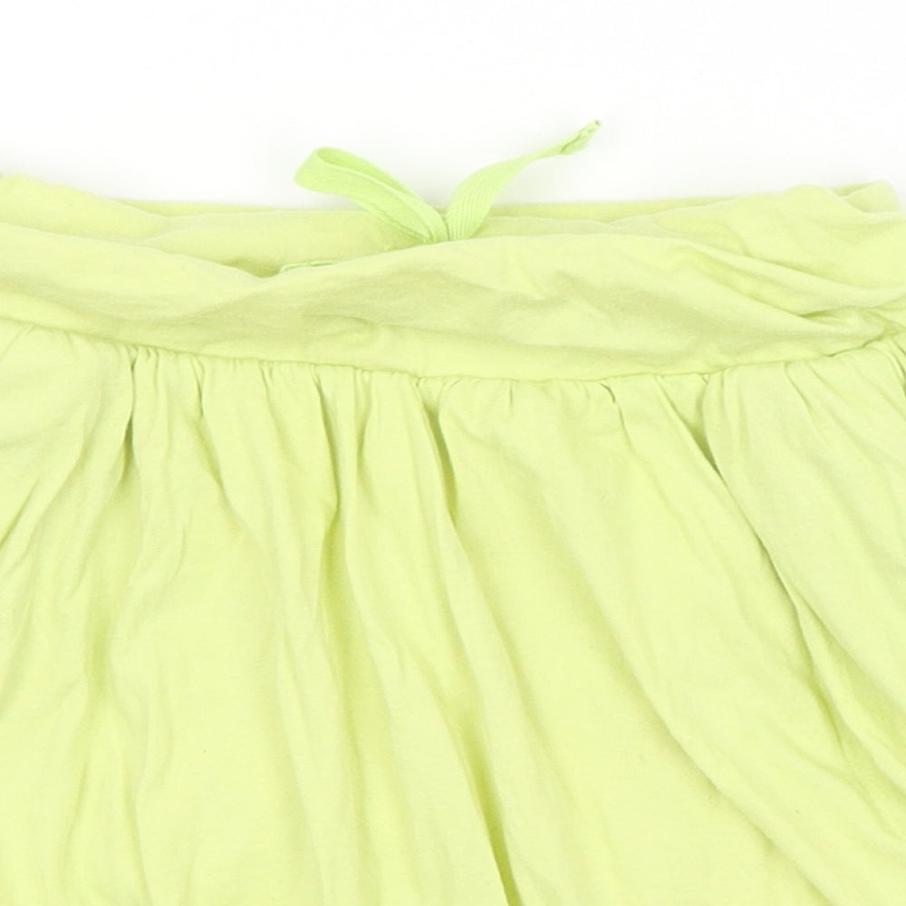 M&S Girls Yellow   A-Line Skirt Size 5-6 Years