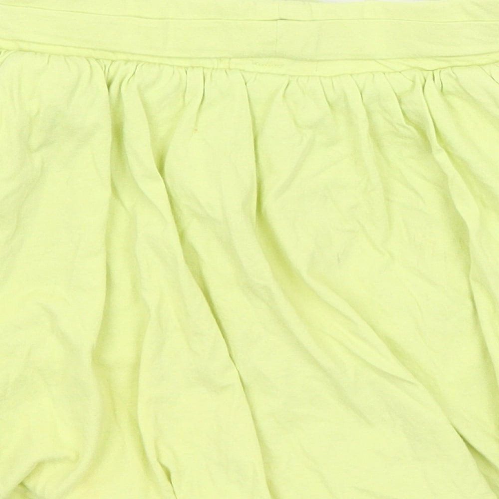 M&S Girls Yellow   A-Line Skirt Size 5-6 Years