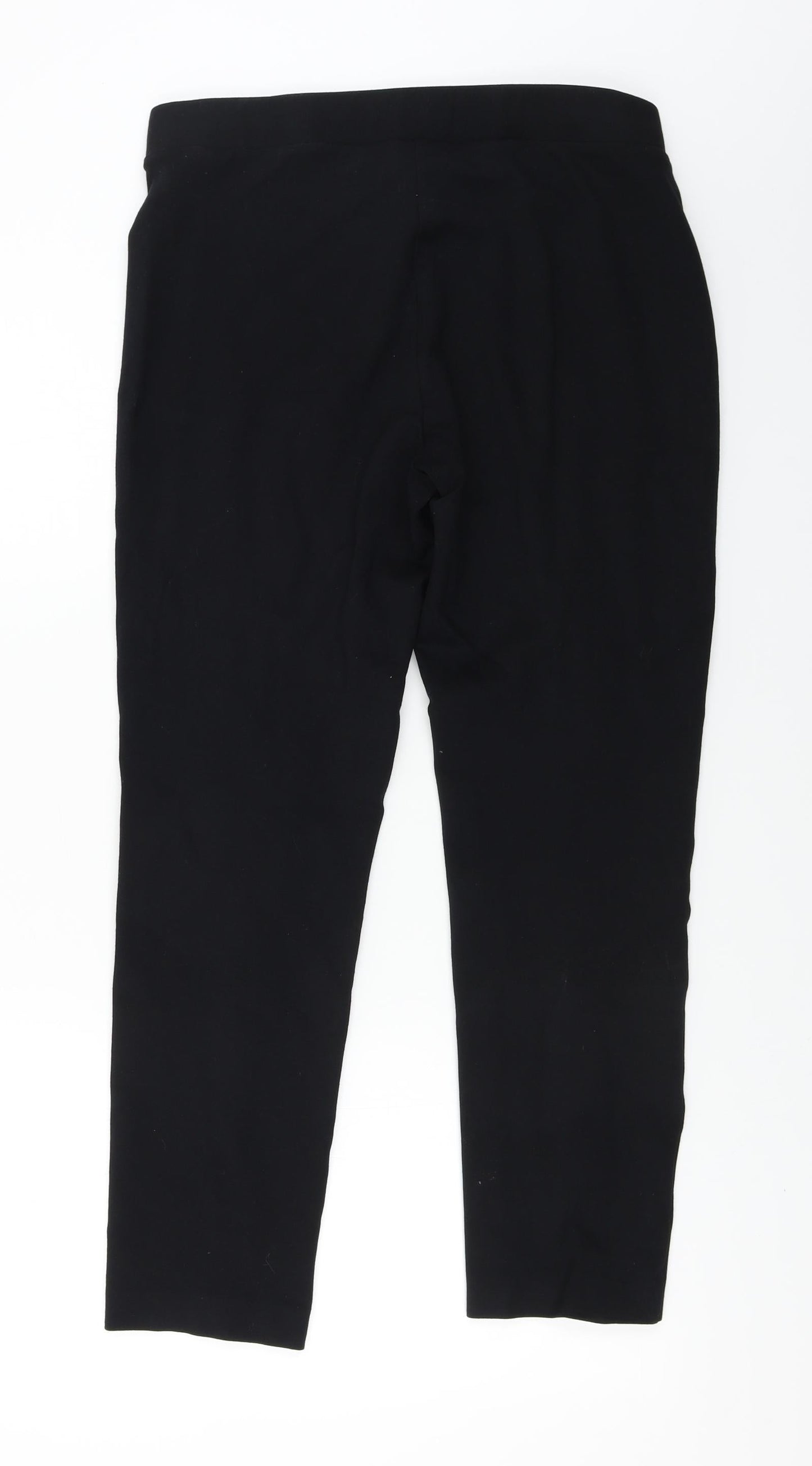 Womens UK Size 14 Marks and Spencer Regular Fit  Black Trousers