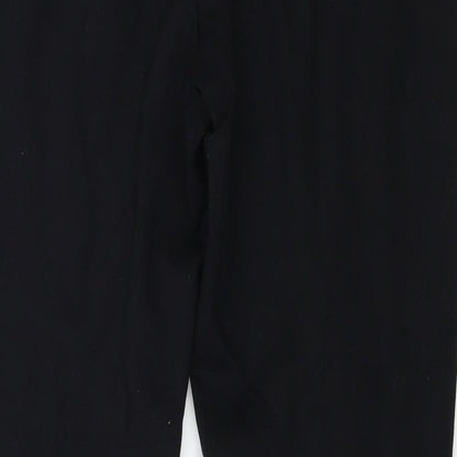 Womens UK Size 14 Marks and Spencer Regular Fit  Black Trousers
