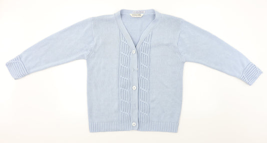 Donna Lewis  Womens Blue   Cardigan Jumper Size L