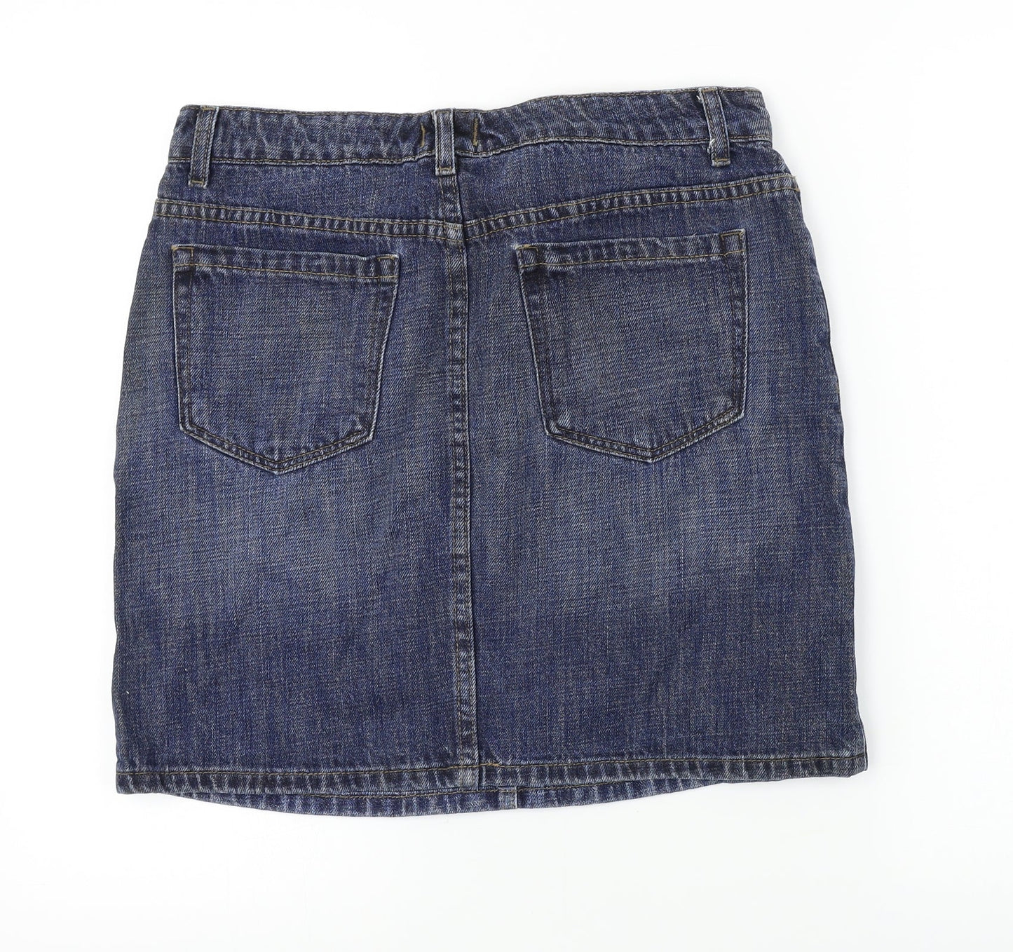 Gh Bass & Co  Womens Blue   A-Line Skirt Size 30 in