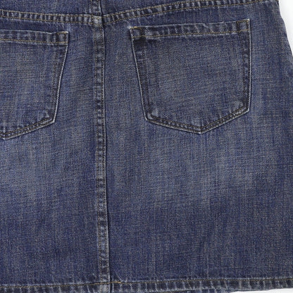Gh Bass & Co  Womens Blue   A-Line Skirt Size 30 in