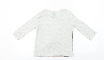 F&F  Girls Grey   Basic T-Shirt Size 9-10 Years