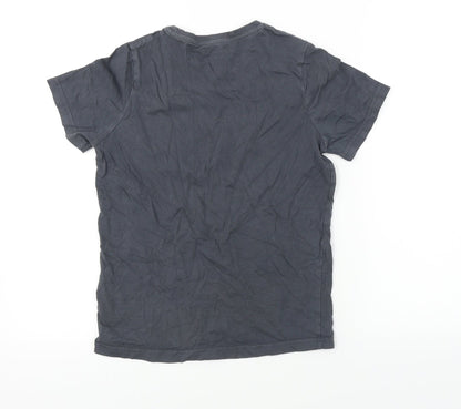 Tu Boys Grey   Basic T-Shirt Size 12 Years