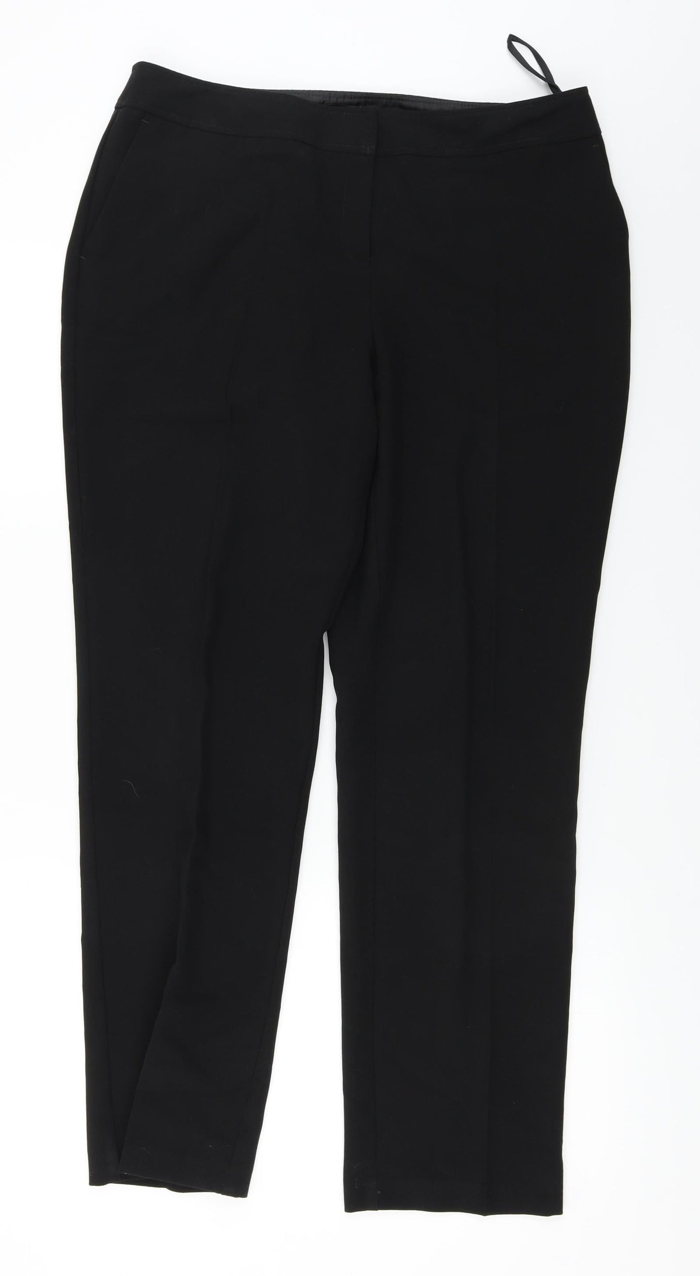 Womens UK Size 14 F&F Regular Fit  Black Trousers