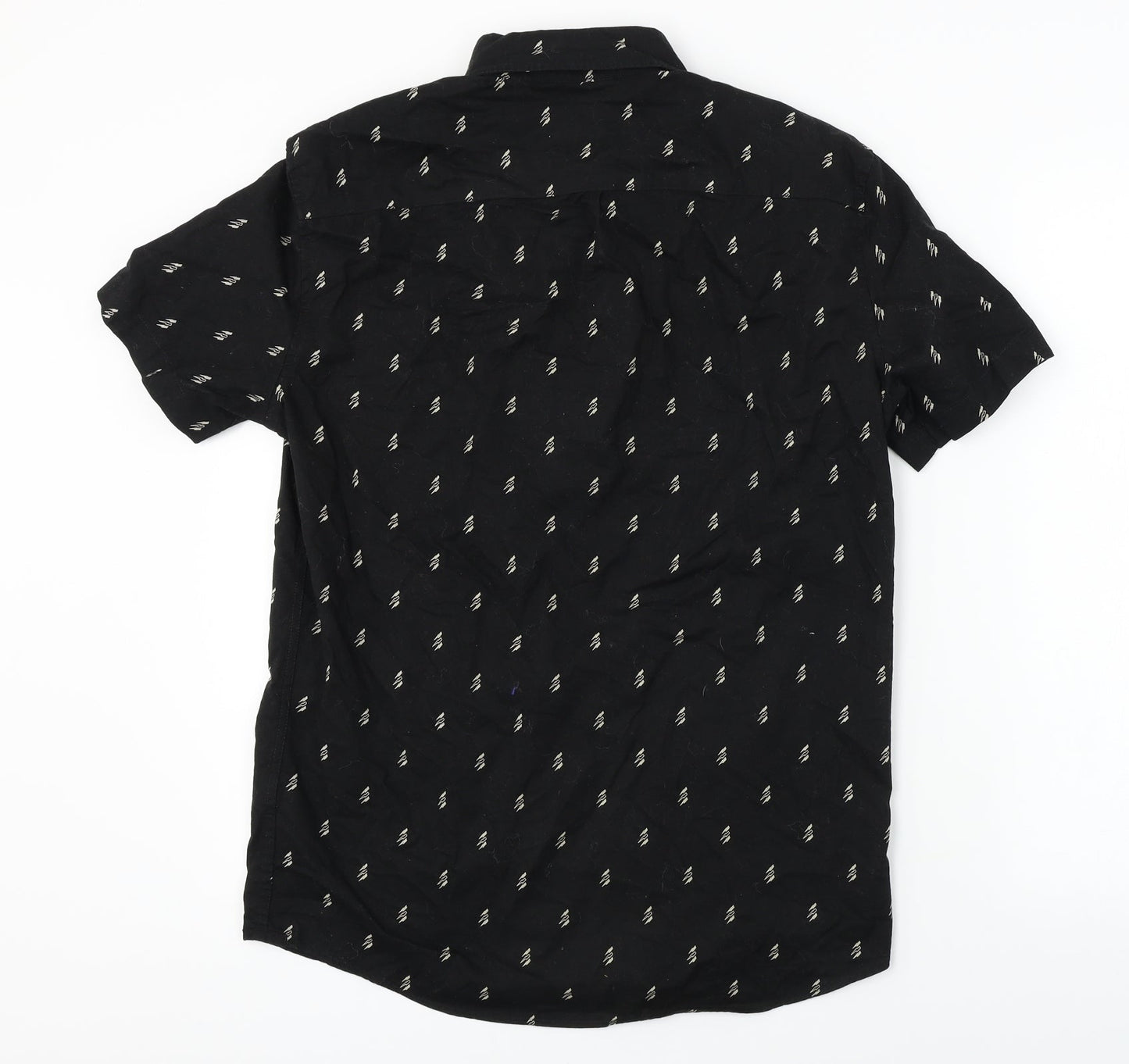 American Eagle Outfitters  Mens Black    Button-Up Size S