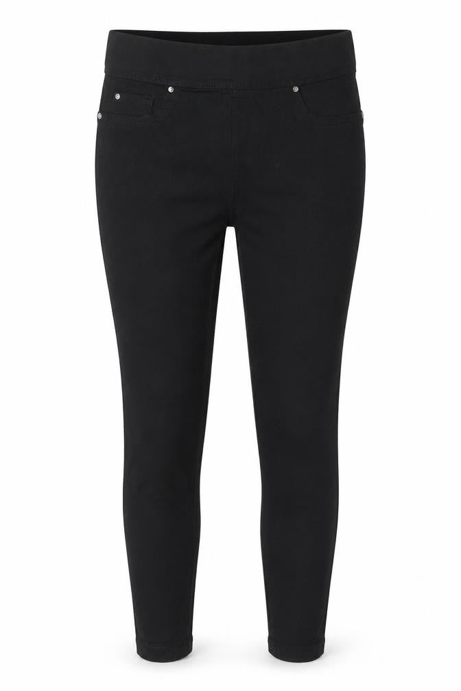 Womens UK Size 10 denim co Regular Fit Jegging Black Trousers