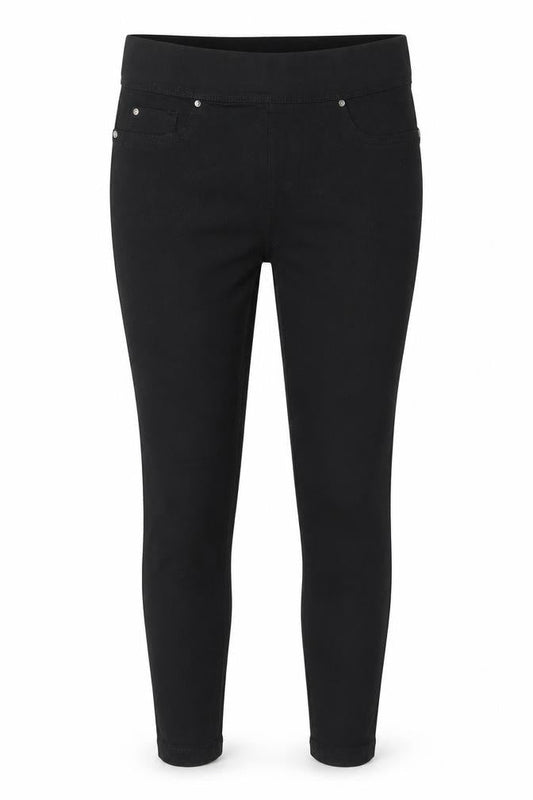 Womens UK Size 10 denim co Regular Fit Jegging Black Trousers