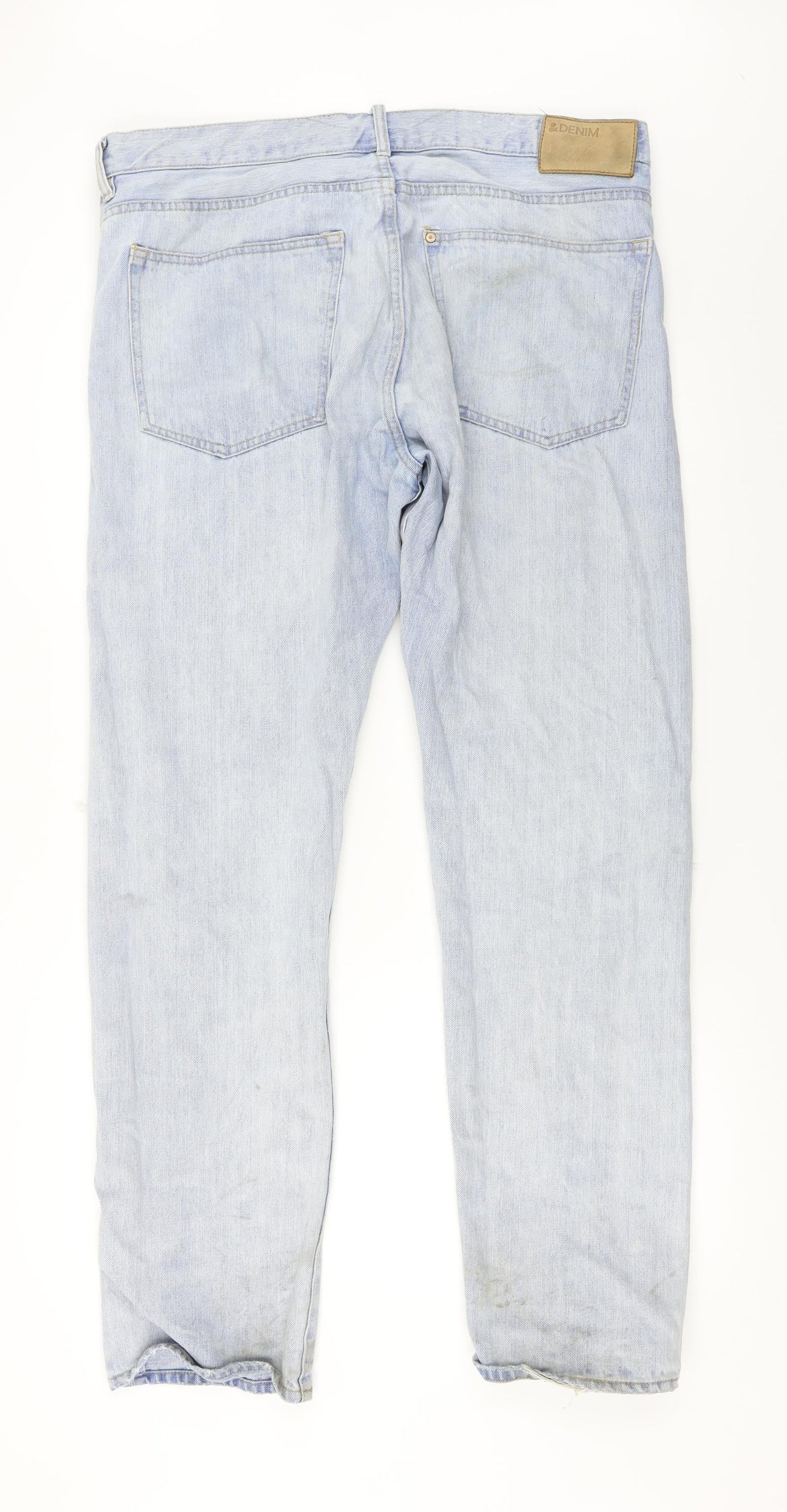 Denim Mens Blue   Straight Jeans Size 38 in L31 in