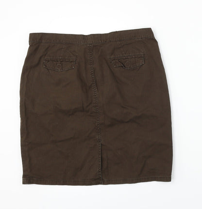 Gap  Womens Brown   A-Line Skirt Size 12