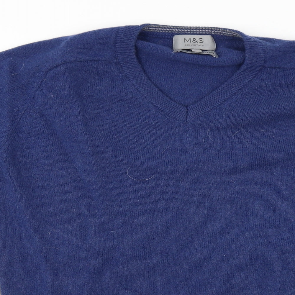 Marks and Spencer  Mens Blue   Pullover Jumper Size S