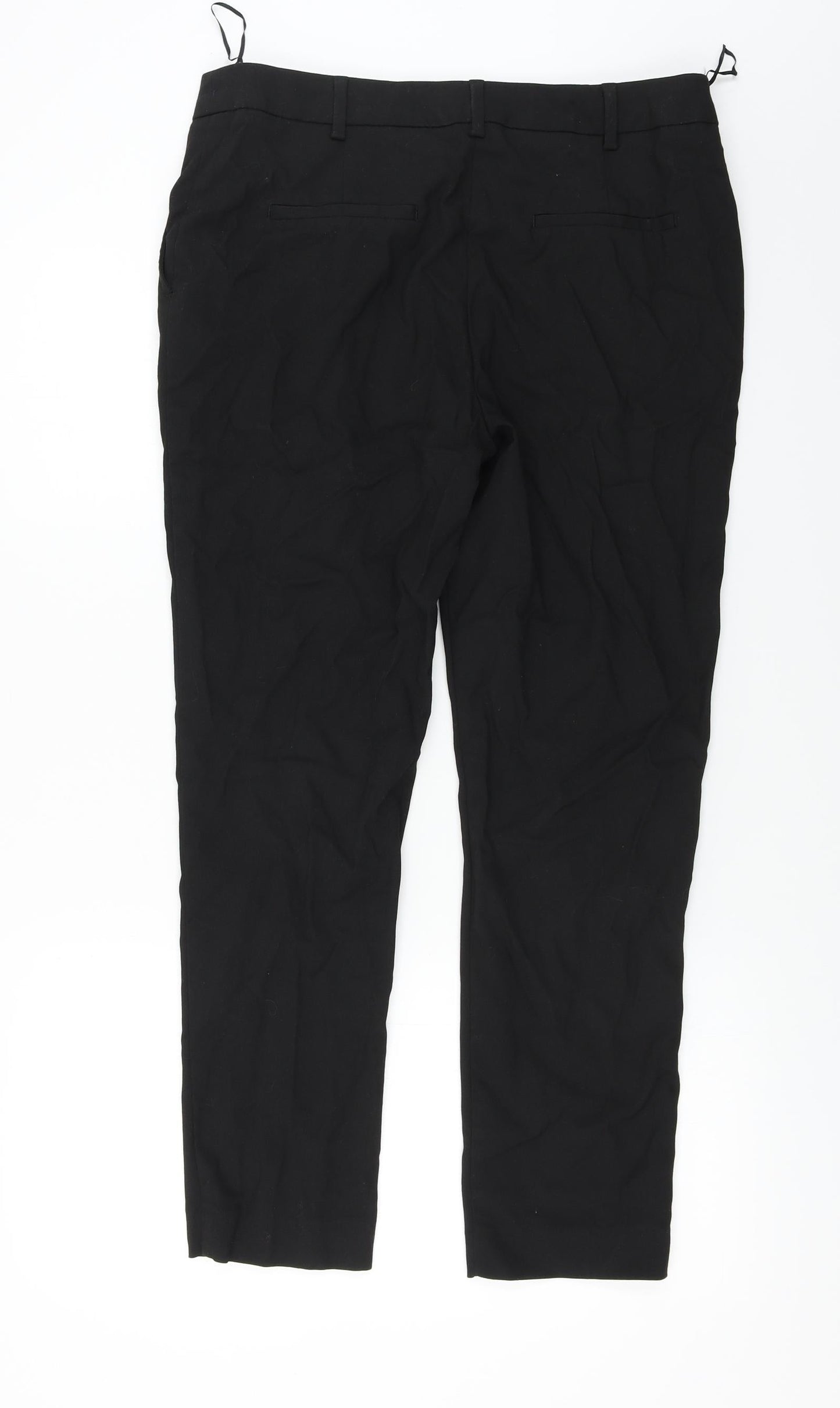 Womens UK Size 12 NEXT Regular Fit  Black Trousers