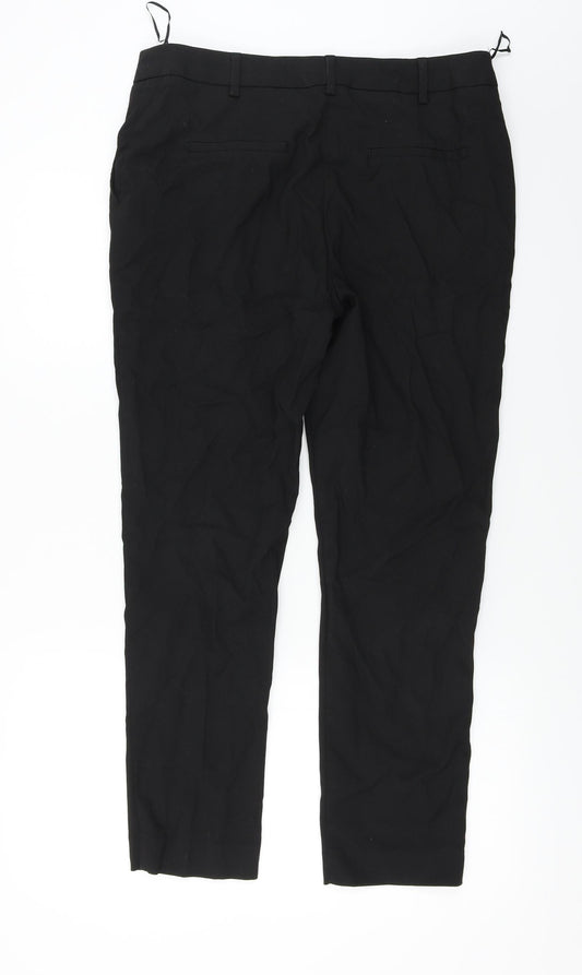 Womens UK Size 12 NEXT Regular Fit  Black Trousers