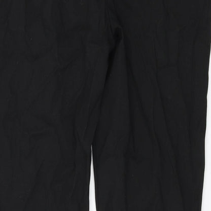 Womens UK Size 12 NEXT Regular Fit  Black Trousers