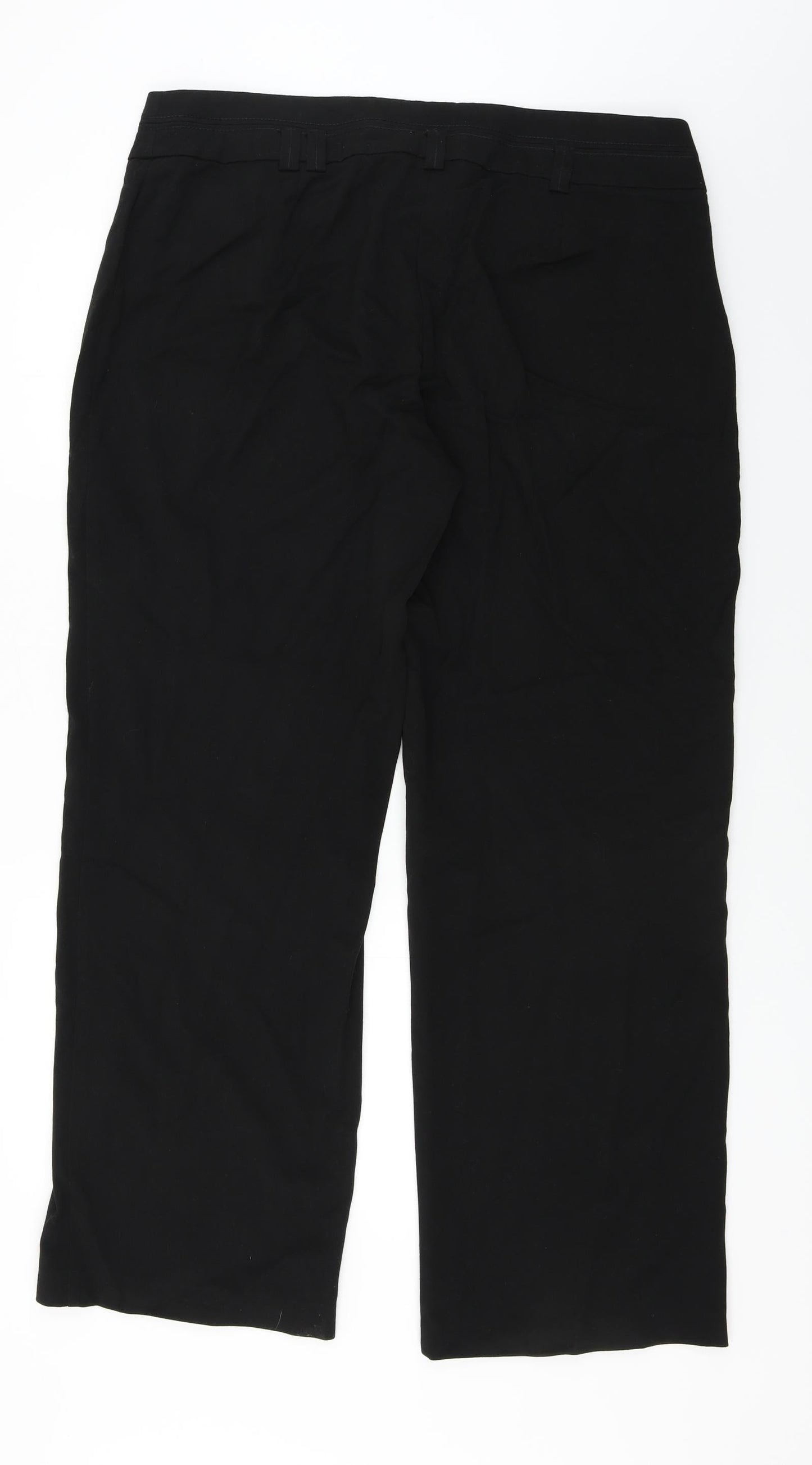 Yessica  Womens Black   Trousers  Size 38 in L28 in