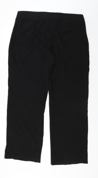 Yessica  Womens Black   Trousers  Size 38 in L28 in