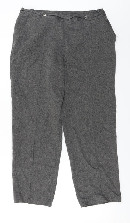 Womens UK Size 12 Marks and Spencer Regular Fit  Beige Trousers