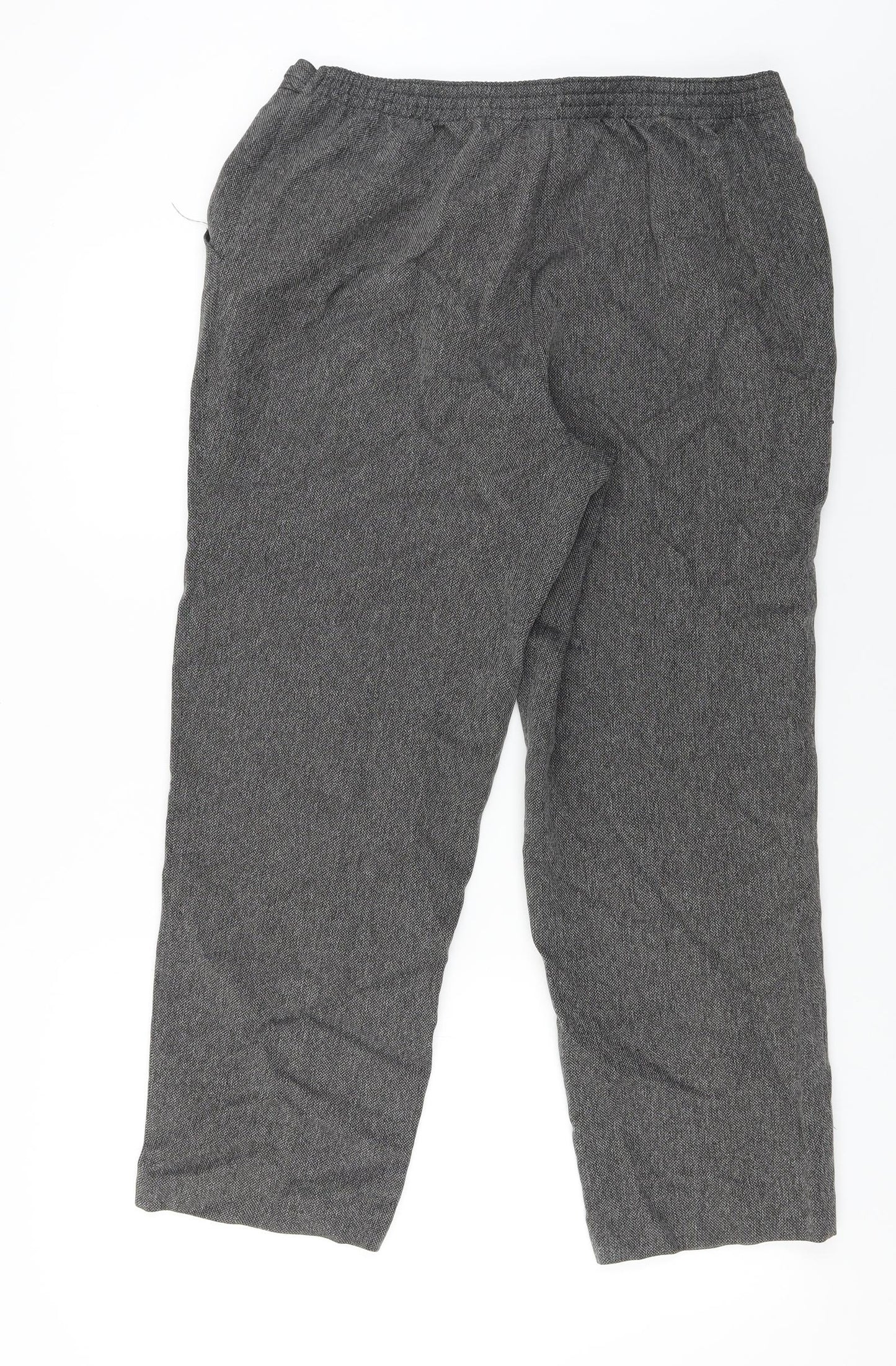 Womens UK Size 12 Marks and Spencer Regular Fit  Beige Trousers