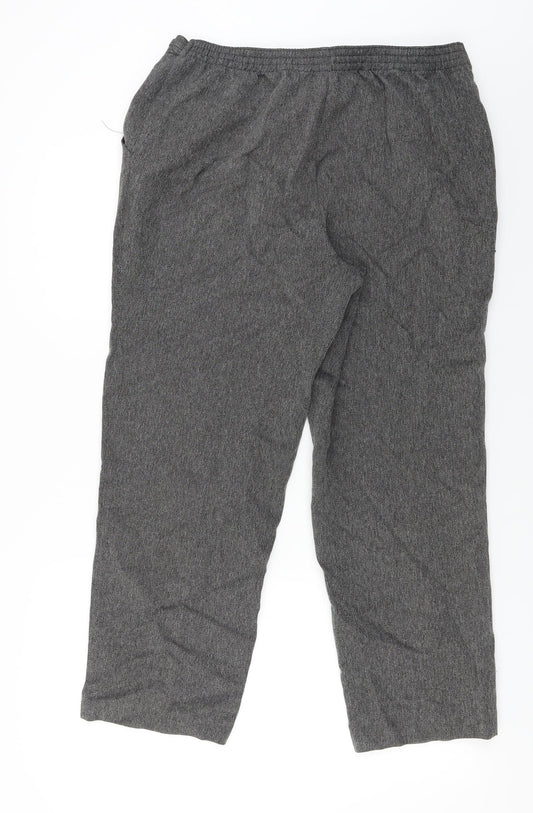 Womens UK Size 12 Marks and Spencer Regular Fit  Beige Trousers