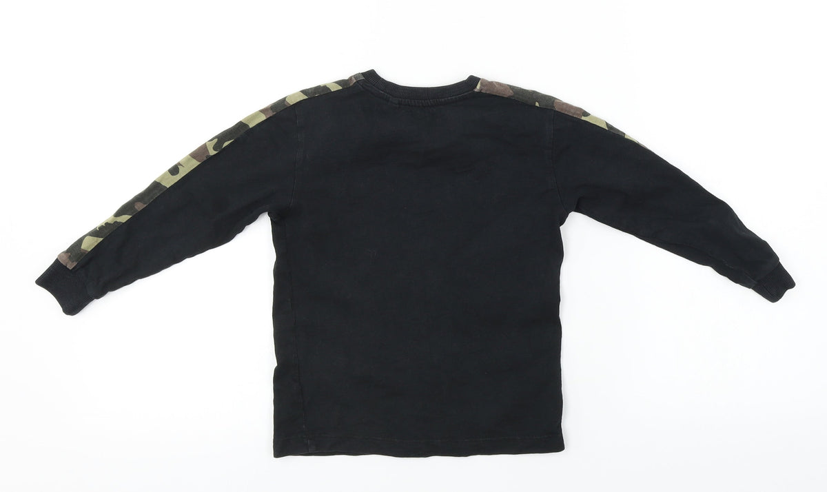 Next  Boys Black   Basic T-Shirt Size 5 Years