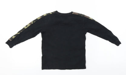 Next  Boys Black   Basic T-Shirt Size 5 Years