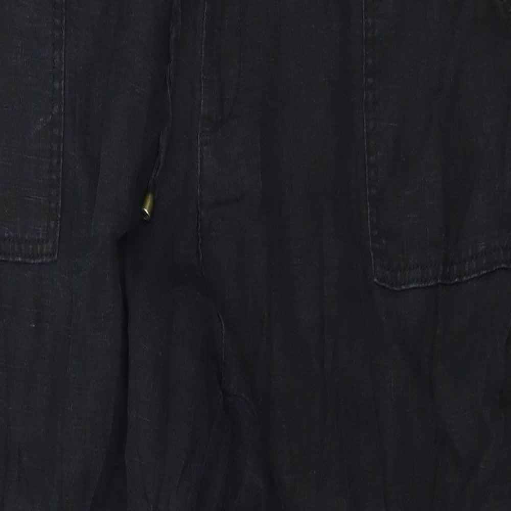 George  Womens Black   Cropped Trousers Size 38 in L23 in