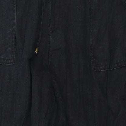 George  Womens Black   Cropped Trousers Size 38 in L23 in