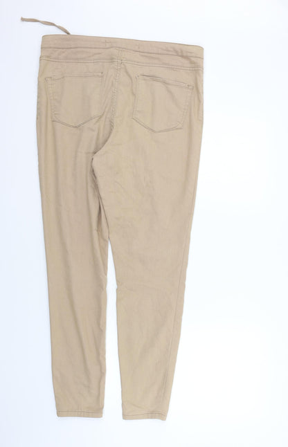 Womens UK Size 18 deniem & co Regular Fit  Beige Trousers