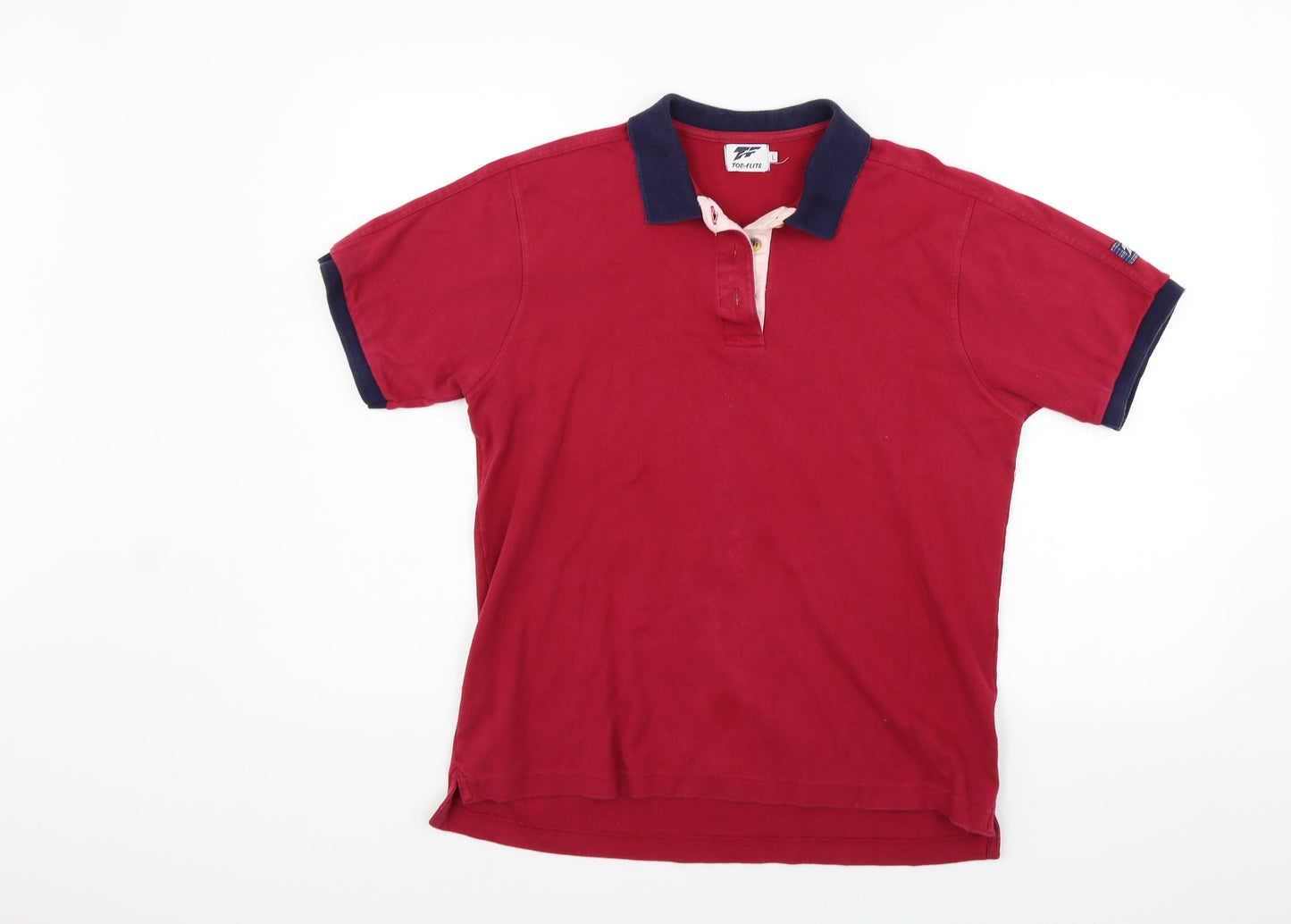 Mens UK Size L Top Flite Cotton Polo Shirt