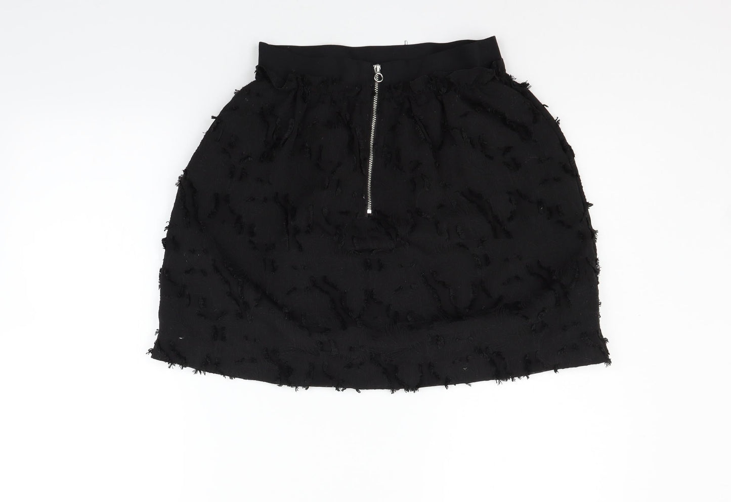 H&M Womens Black   A-Line Skirt Size 8