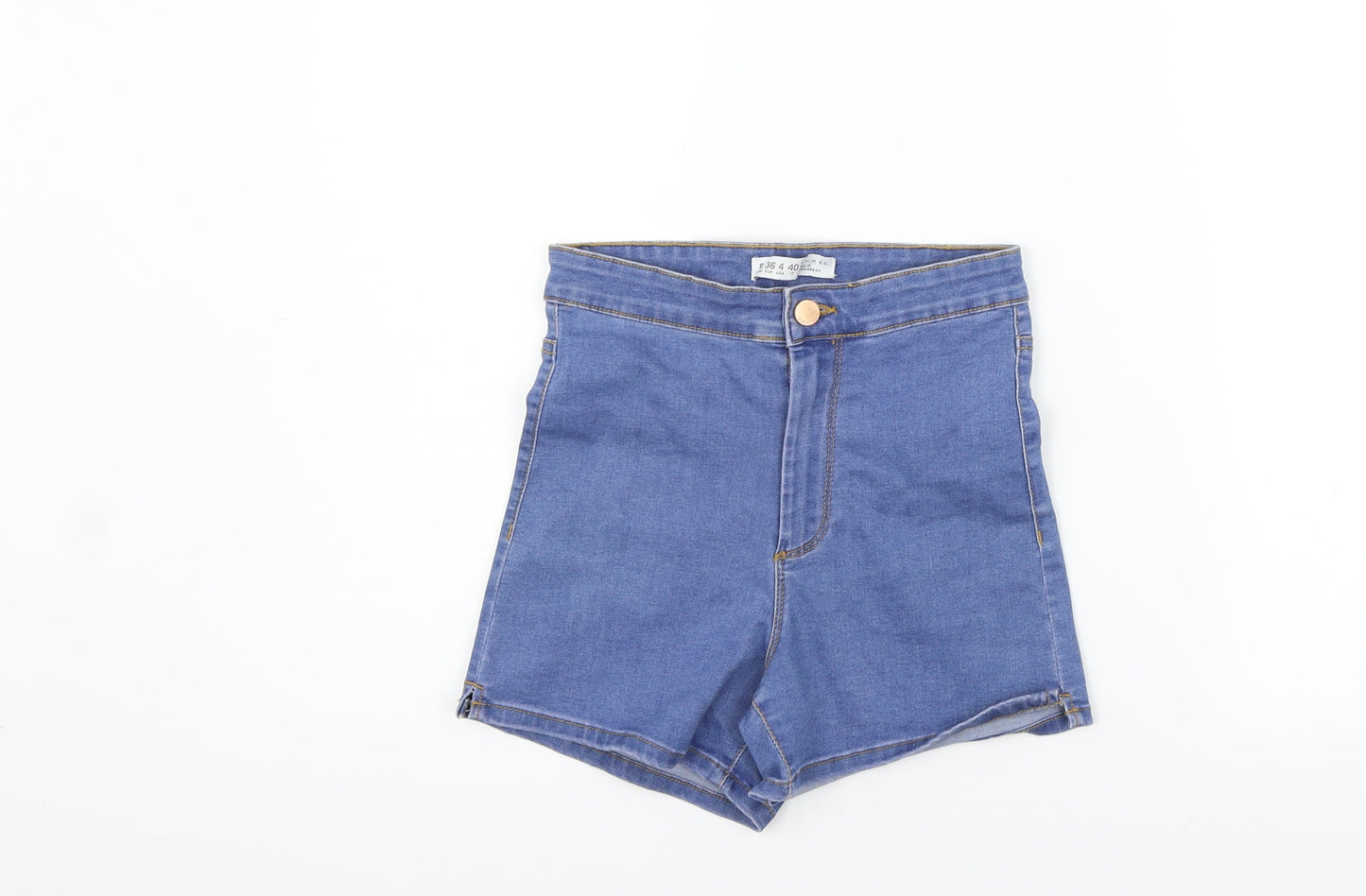 deniem co Womens Blue   Hot Pants Shorts Size 8