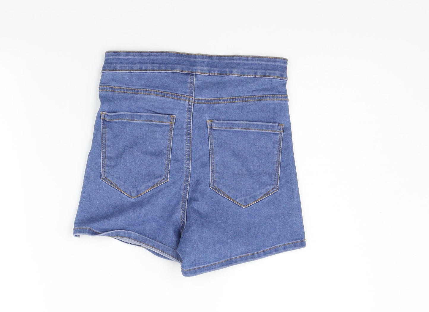 deniem co Womens Blue   Hot Pants Shorts Size 8