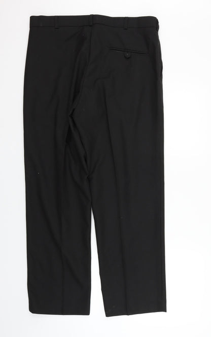 Womens UK Size 36 in Preworn Regular Fit  Black Trousers