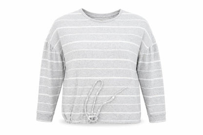 Womens UK Size 6 Nutmeg Grey Pullover Jumper