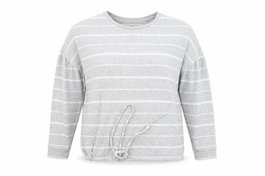 Womens UK Size 6 Nutmeg Grey Pullover Jumper