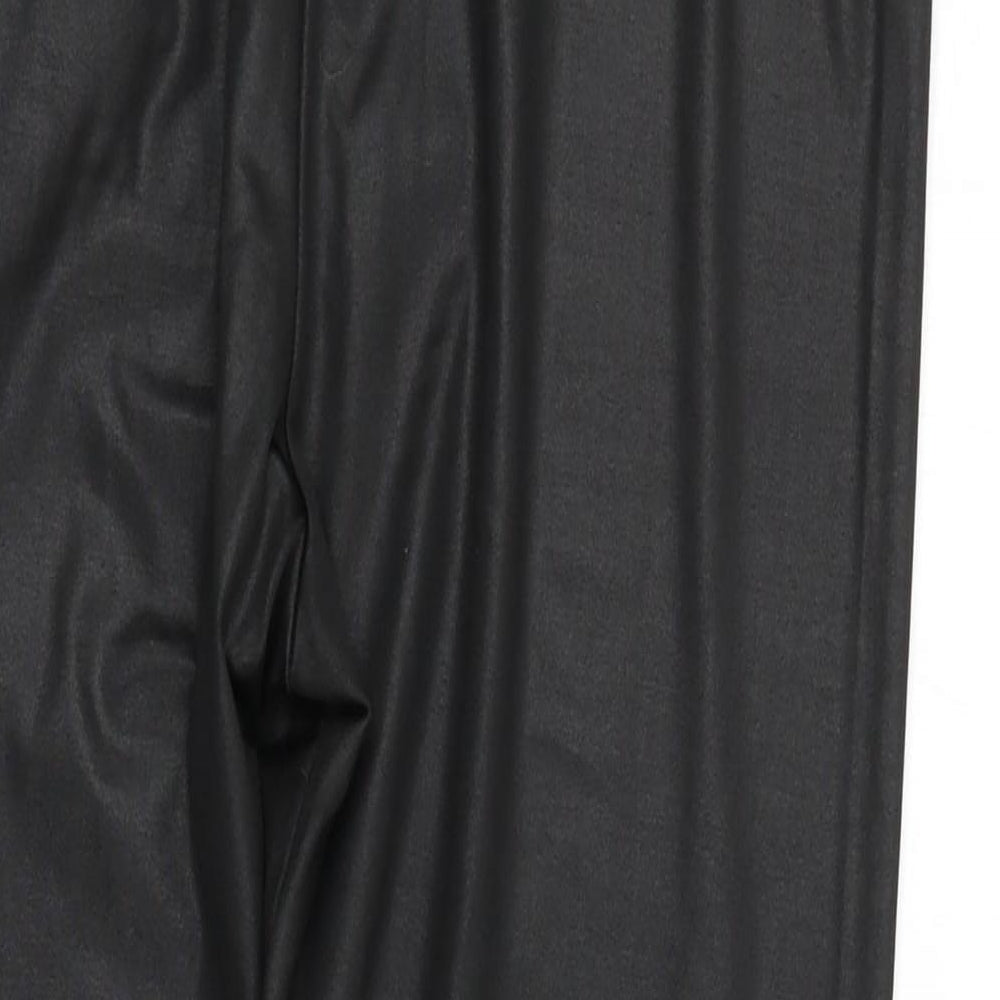 ethelaustin Womens Black Houndstooth  Jegging Trousers Size 16 L24 in