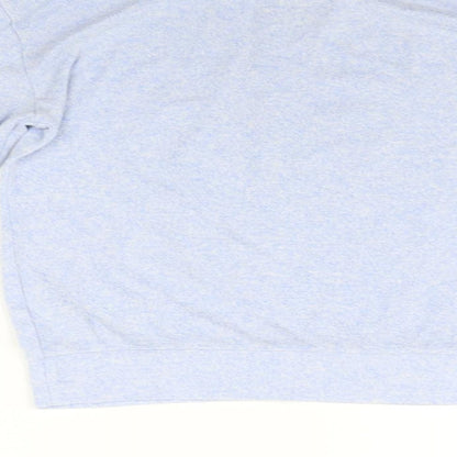 LOVE TO LOUNGE Womens Blue Solid  Top Pyjama Top Size XS