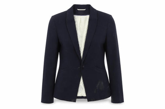 Womens UK Size 10 Marks and Spencer Regular Blue Blazer